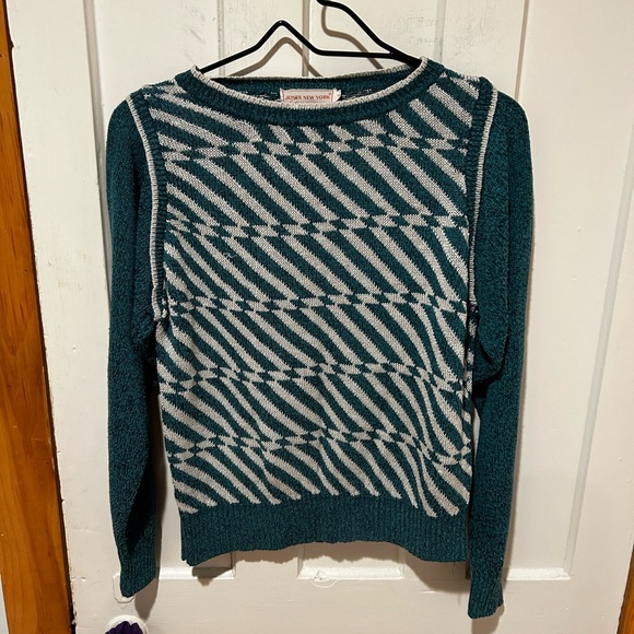 Vintage silk Jones New York silk/rayon sweater - Picture 1 of 7